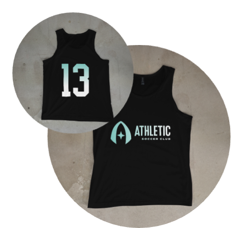 Customized Athletic SC Horizontal Gradient Tank Top