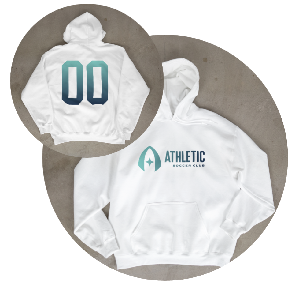 Customized Athletic SC Horizontal Gradient Hoodie