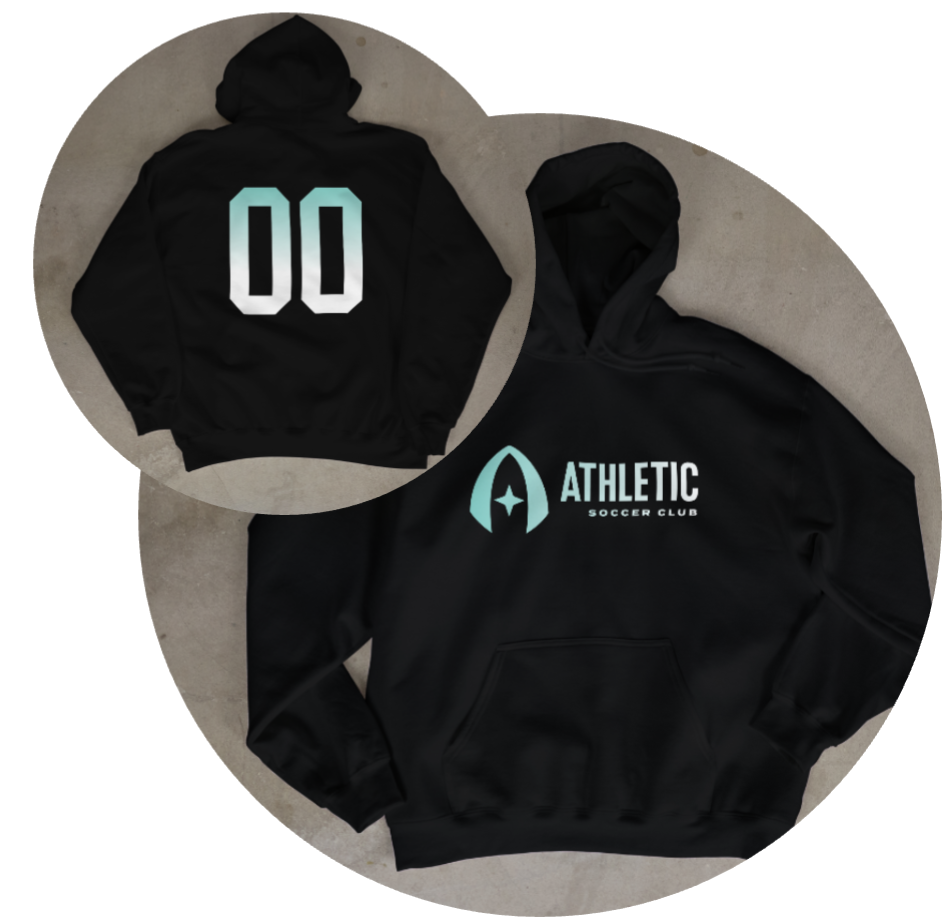 Customized Athletic SC Horizontal Gradient Hoodie