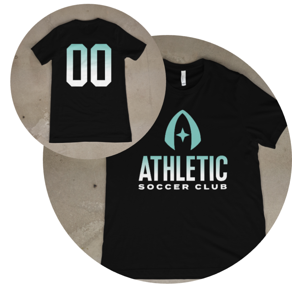 Customized Athletic SC Vertical Gradient T-Shirt