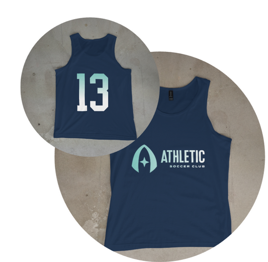 Customized Athletic SC Horizontal Gradient Tank Top