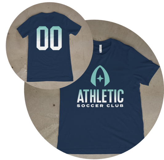 Customized Athletic SC Vertical Gradient T-Shirt