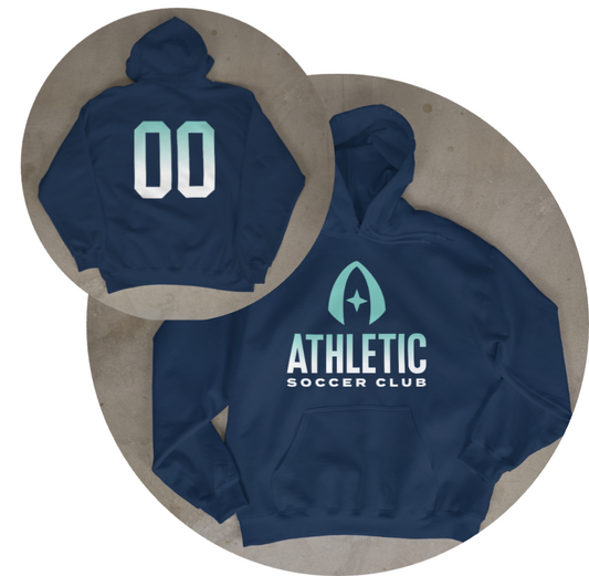 Customized Athletic SC Vertical Gradient Hoodie
