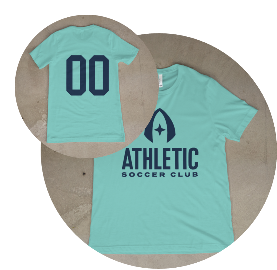 Customized Athletic SC Vertical Gradient T-Shirt