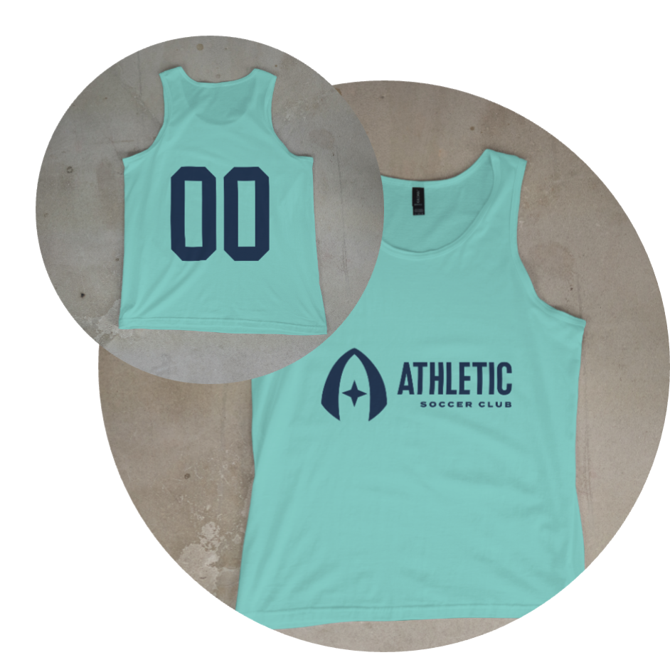 Customized Athletic SC Horizontal Gradient Tank Top