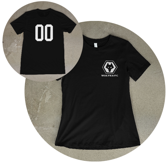 Customized Wolves FC Left Chest T-Shirt