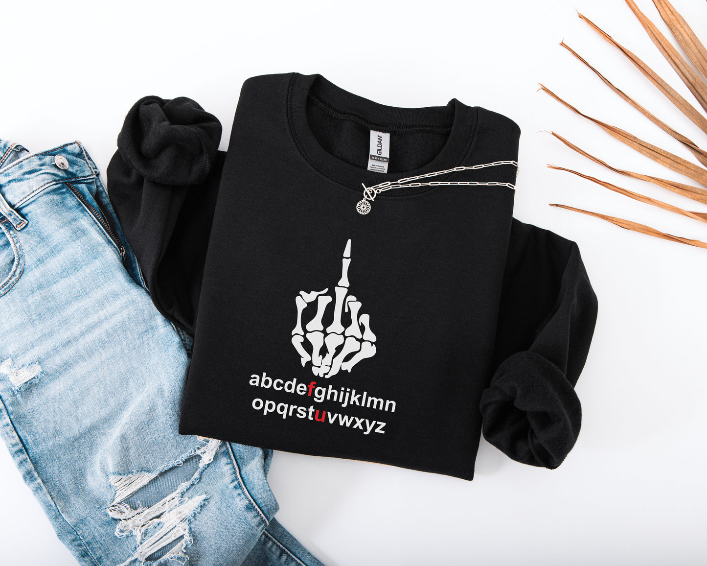 FU Skeleton Crewneck